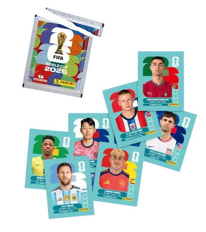 Panini FIFA World Cup 2026 Sticker Collection: 50-Pack Box with 350 Stickers - International Edition