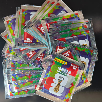 Panini FIFA World Cup 2026 Sticker Collection: 50-Pack Box with 350 Stickers - International Edition