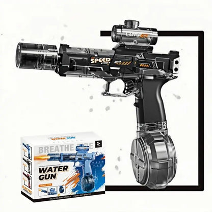 Electric Water Guns for Adults and Children - High-Power Automatic Water Blasters for Summer Fun, Pool and Beach Toys with Realistic Muzzle Flames