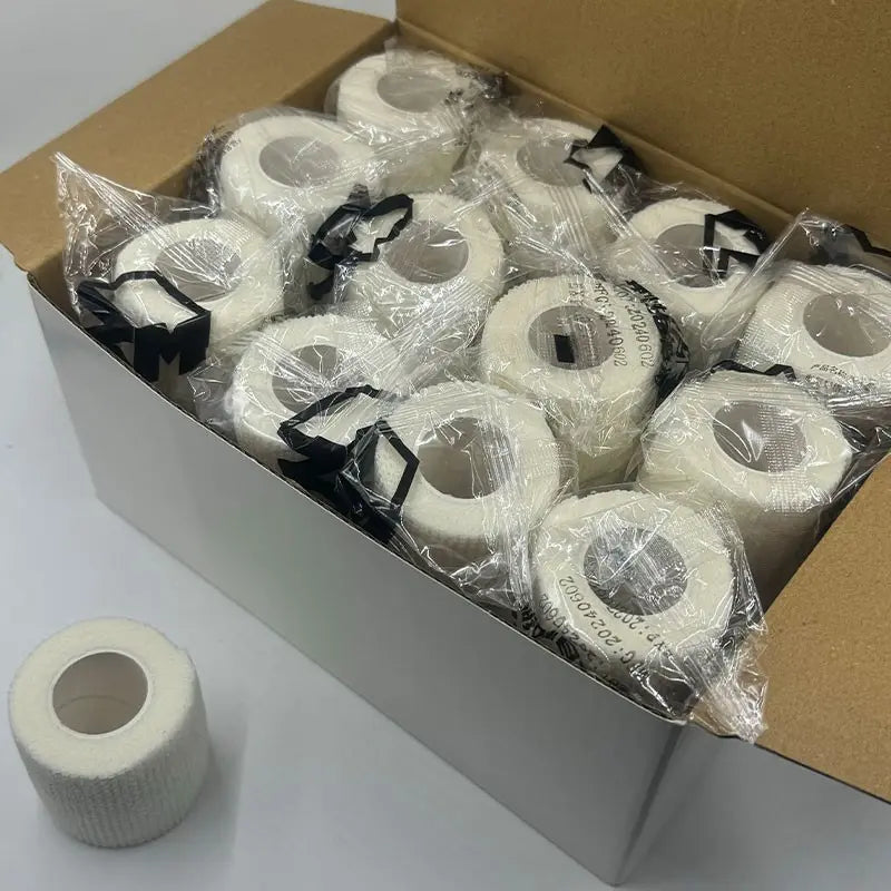 Self-Adhesive Elastic Bandage for Athletic Support in Outdoor Sports, Breathable and Non-Sticky Design for Ankle Stability and Injury Prevention