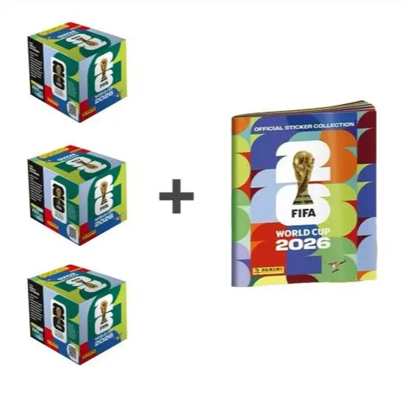 Panini FIFA World Cup 2026 Sticker Collection: 50-Pack Box with 350 Stickers - International Edition