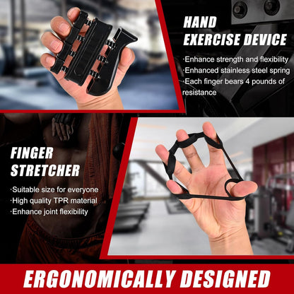 Adjustable Hand Grip Strengthener - 22-132 lbs Resistance Trainer for Forearm Rehabilitation and Strength Training for Athletes, Climbers, and Musicians