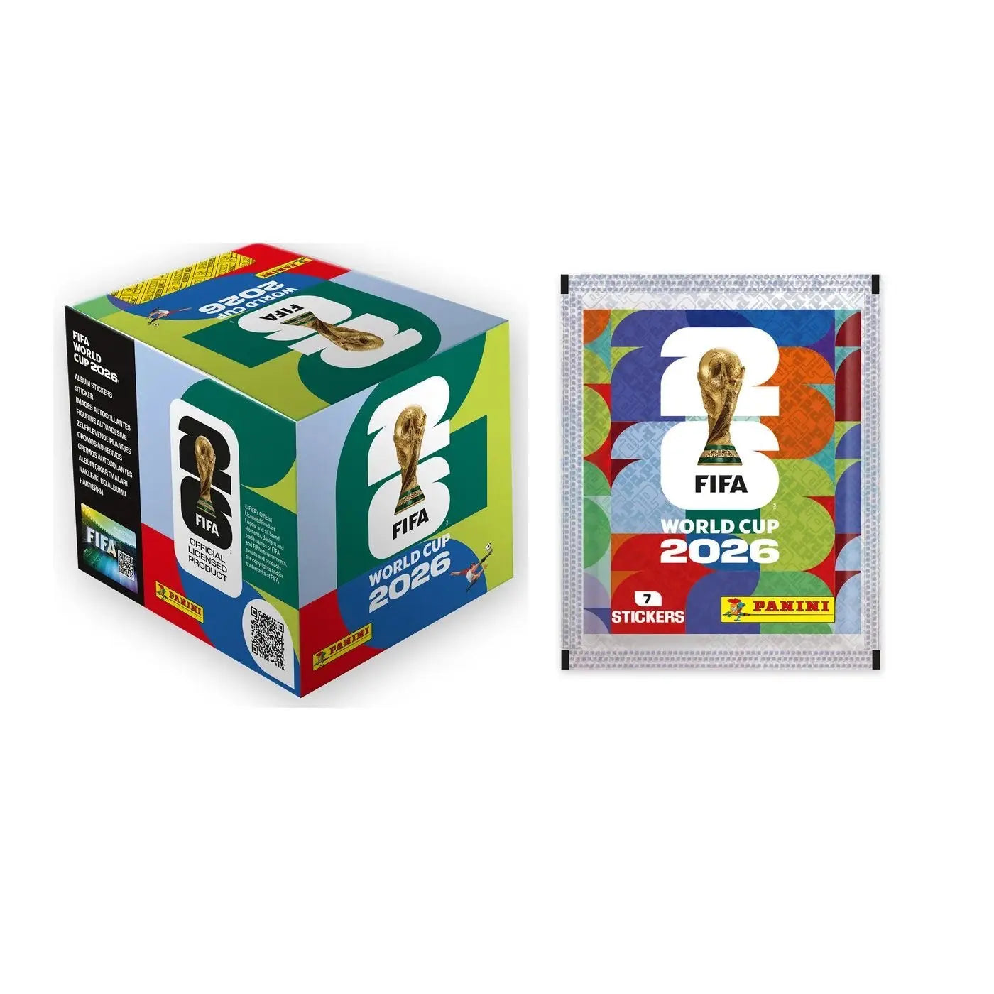 Panini FIFA World Cup 2026 Sticker Collection: 50-Pack Box with 350 Stickers - International Edition